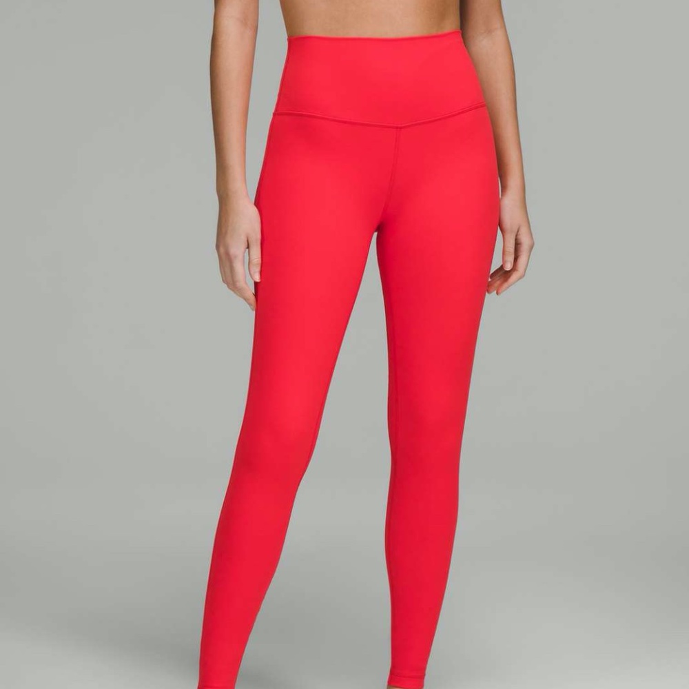 LULULEMON ALIGN™ HIGH-RISE PANT 25" Love Red size 2 NWOT